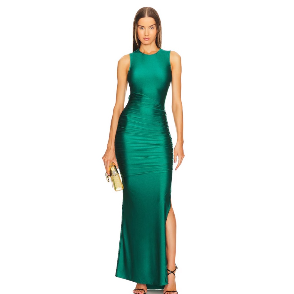 X revolve garland gown Michael Costello